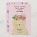 Search for cool cats invitations Pink