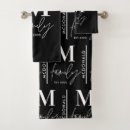 Search for black and white christmas bath towels Elegant
