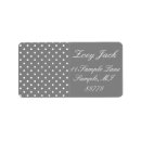 Search for polka dotted return address labels Dots