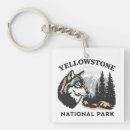 Search for wolf key rings National park