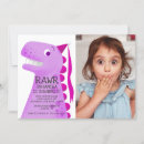 Search for dig pink invitations Dinosaur