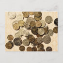 Search for numismatics postcards Money