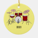 Search for drummer christmas tree decorations Musical