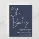 Search for navy baby shower invitations Minimal