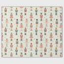 Search for pastel nutcracker wrapping paper Winter