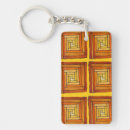 Search for brown square key rings Pattern