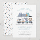 Search for train party invitations Safari