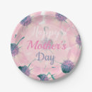 Search for mothers day paper plates Floral