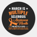 Search for ms awareness month stickers Sclerosis