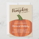 Search for pumpkin is turning one invitations Orange