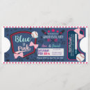Search for diaper gender reveal invitations Blue or pink