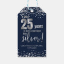 Search for 25th anniversary gift tags 25 years