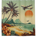 Search for airplane shower curtains Vintage
