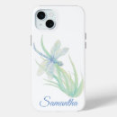 Search for green dragonfly iphone cases Blue