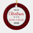 Search for buffalo plaid christmas tree decorations Grandparents