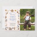 Search for country 1st birthday invitations Cowboy