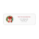 Search for country plaid return address labels Watercolor
