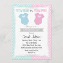 Search for team pink or blue invitations Boy or girl
