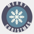 Search for snowflake design stickers Round christmas