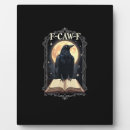 Search for funny halloween plaques Crow