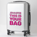 Search for travel suitcase stickers Pink