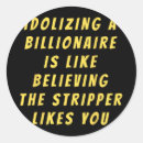 Search for billionaire stickers President