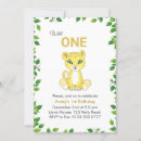 Search for jaguar birthday invitations Wild one