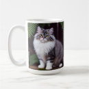 Search for white persian cat mugs Fluffy