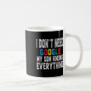 Search for i know everything mugs Google