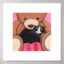 Search for black and white bear posters Cat