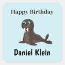 Search for birthday seals stickers Blue