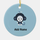 Search for monkey christmas tree decorations Blue