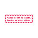 Search for return to sender Wrongly addressed