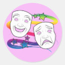 Search for drama masks stickers Stage