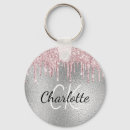 Search for glitter key rings Silver