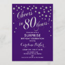Search for purple glitter birthday invitations Diamonds