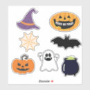 Search for simple halloween stickers White
