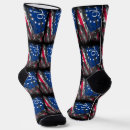 Search for state flag socks Red white and blue