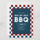 Search for bbq 4th of july invitations Retro