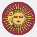 Search for moon face stickers Retro