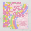 Search for five is a vibe birthday invitations Groovy