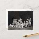 Search for kitten with yarn postcards Pet