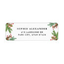 Search for holly return address labels Floral