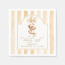 Search for teddy bear baby shower napkins Toile de jouy