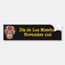 Search for day of the dead bumper stickers Sugar skulls