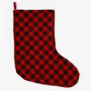 Search for red and black plaid christmas stockings Tartan