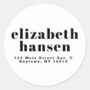 Search for bold letters return address labels Minimalist