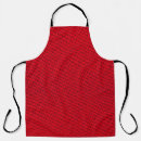 Search for fabric aprons Red