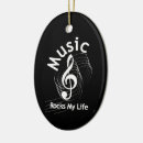 Search for music notes oval christmas tree decorations Band
