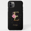 Search for initial e iphone cases Floral